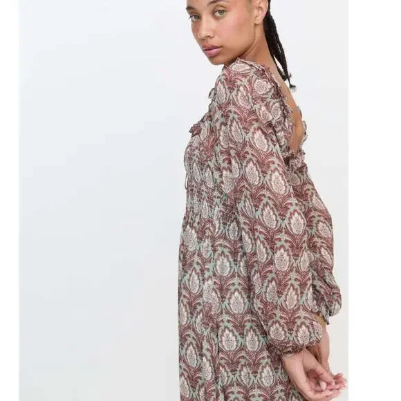 Hill house scarlett long sleeve maxi dress - Picture 2 of 5